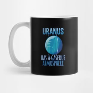 Uranus has a gaseous atmosphere Mug